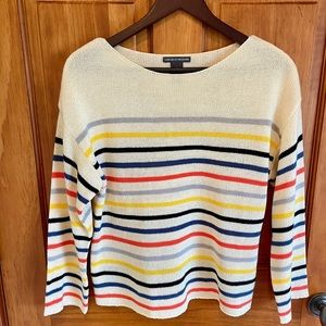 Chelsea & Theodore LS Colorful Striped Sweater